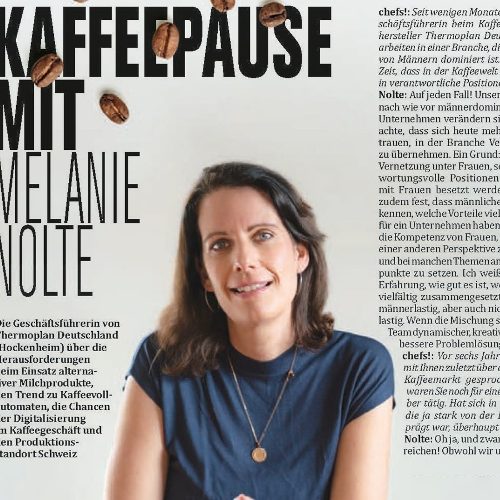 Coffee break with Melanie Nolte