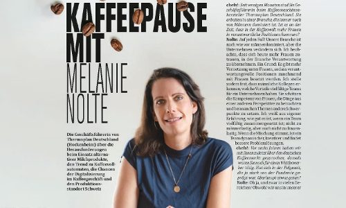 Kaffeepause mit Melanie Nolte
