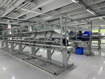 Unsere erste Produktion im Neubau unique wird aufgebaut!