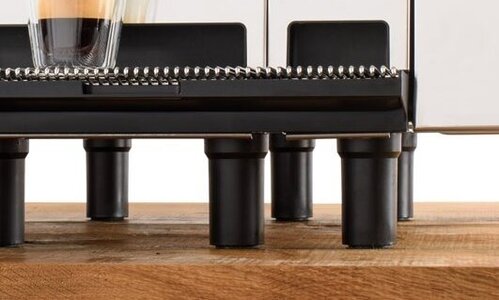 Espresso cup with coffee machine