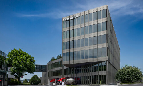 Thermoplan company building in Weggis Switzerland