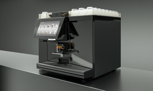 Fixed water connection for fully automatic coffee machines