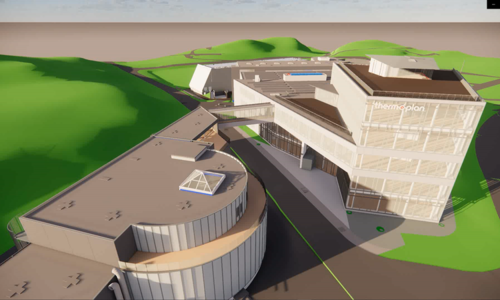BIM model new building unique Thermoplan