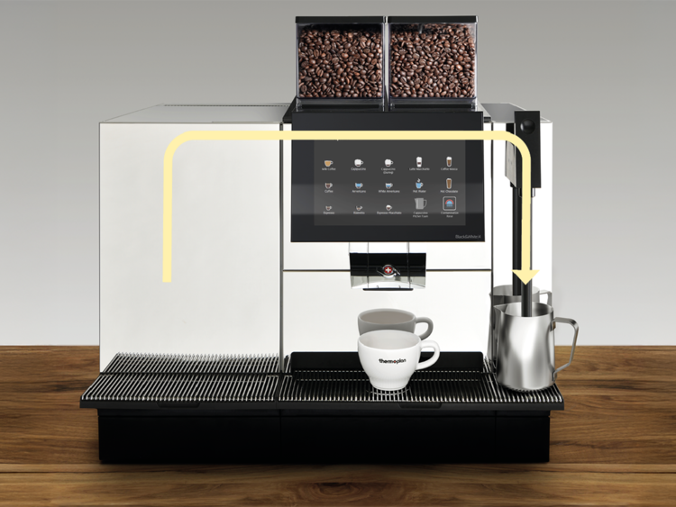 Black&White4 CTMplus Pitcher Foam - Milchschaum von Kaffeemaschine in Pitcher